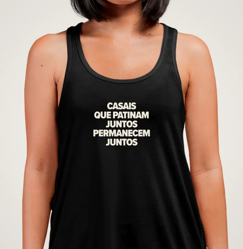 Casais que patinam juntos