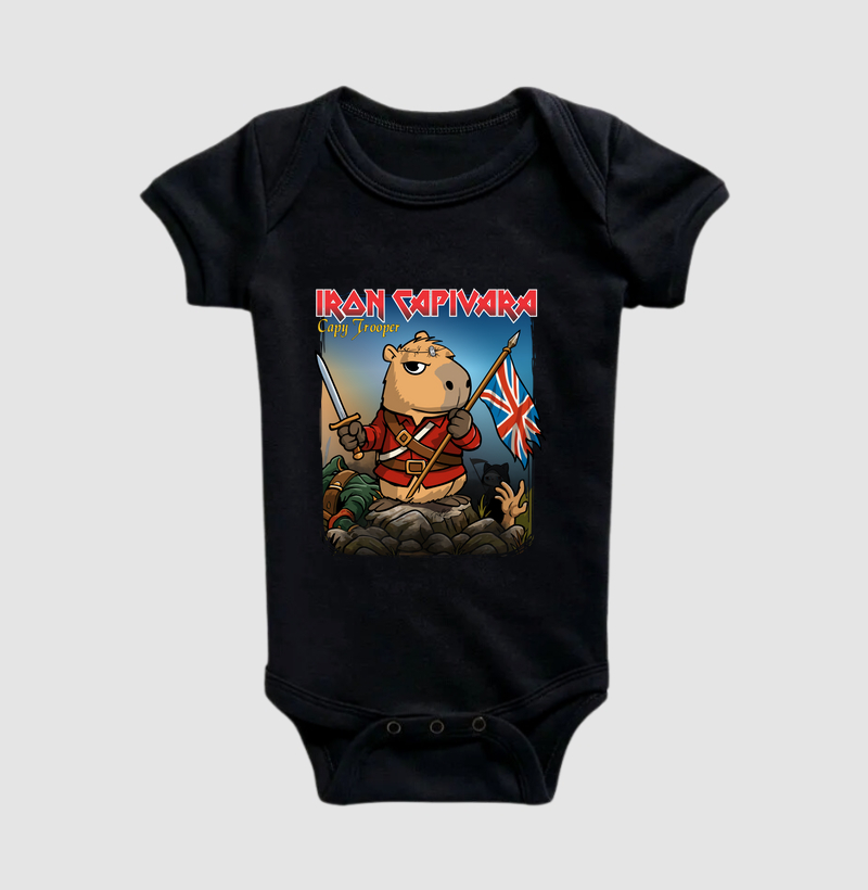Camiseta Iron Capivara - Body Infantil