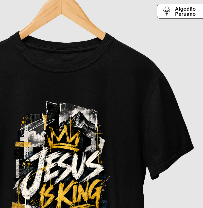 Yeshua Hamashiach - Camiseta Algodão Peruano