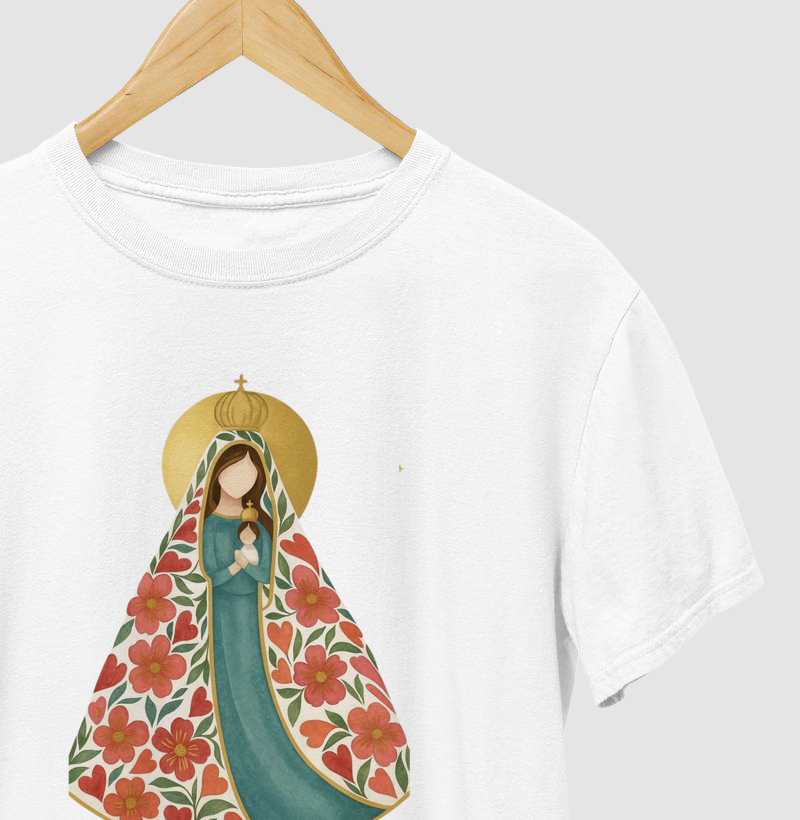 Maria ventindo flores