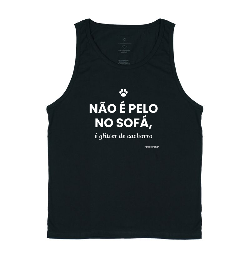 CAMISETA GLITTER DE CACHORRO - Regata