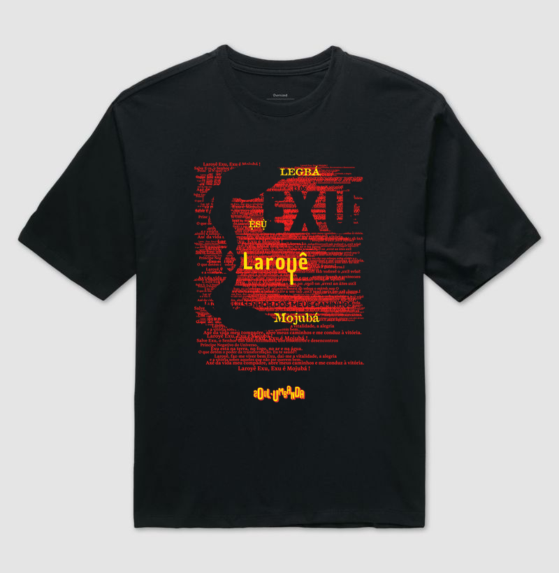 oversized EXU oração unissex