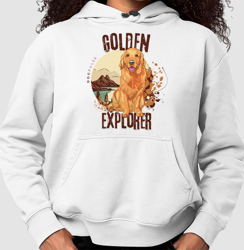Moletom Dog Pulse Golden Explorer – Endless Adventure