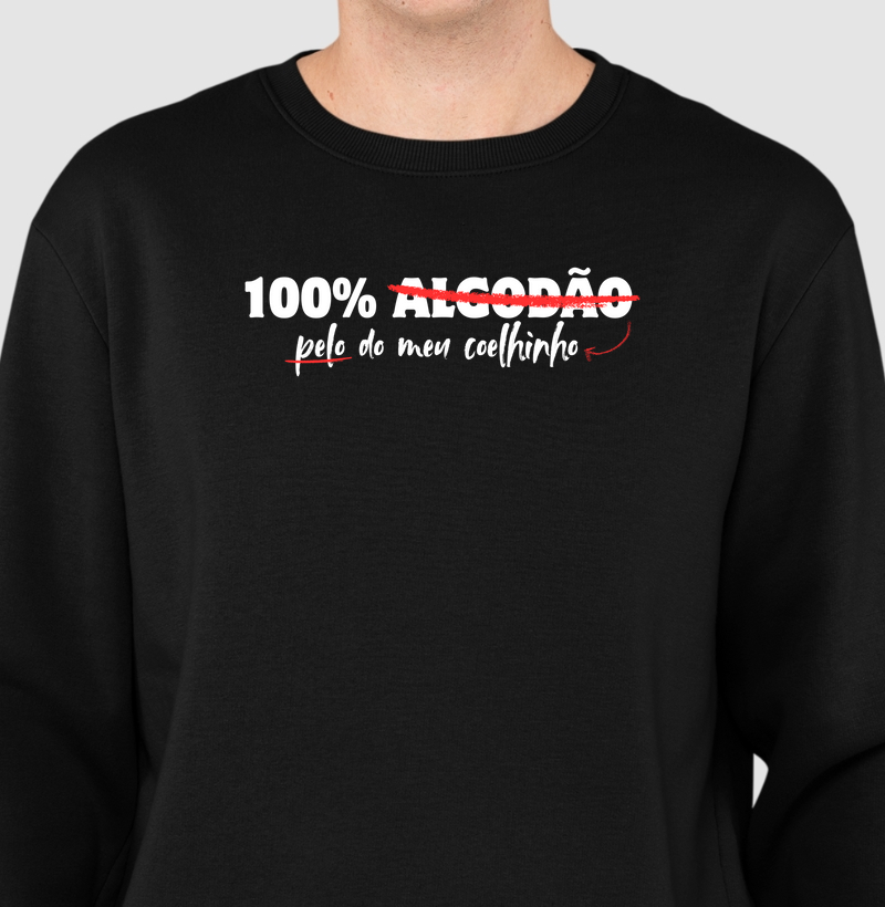 100% pelo de coelhinho