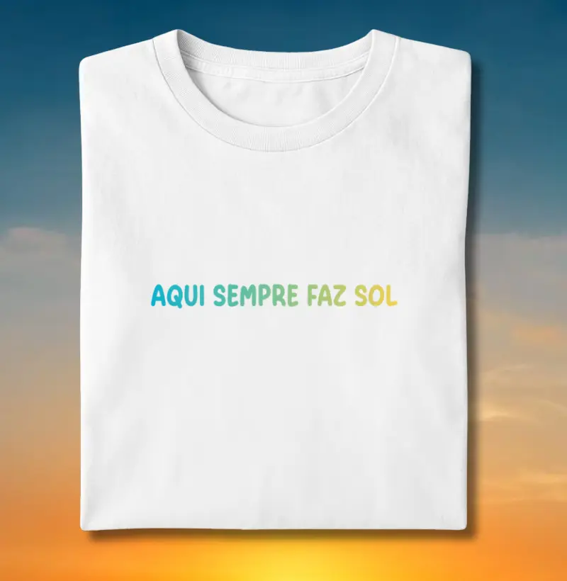 Aqui sempre faz sol