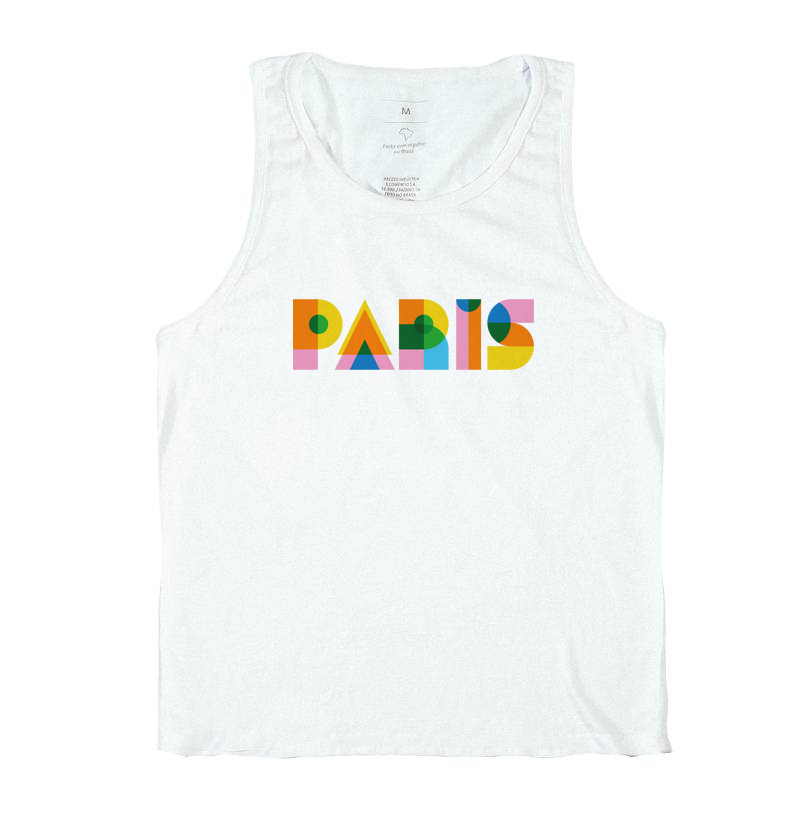 Camiseta Viagem - Paris Cores