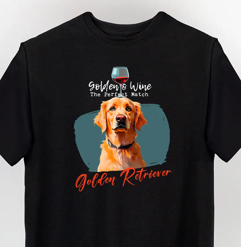 Golden Retriever | Golden & Wine