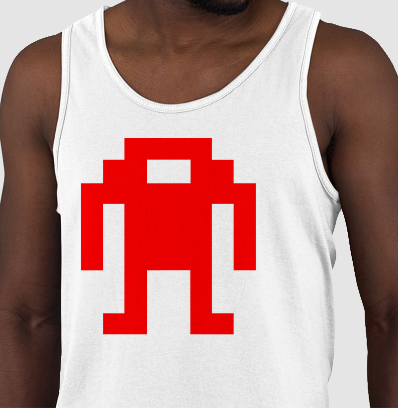 Red Pixel Droid – Think Tee