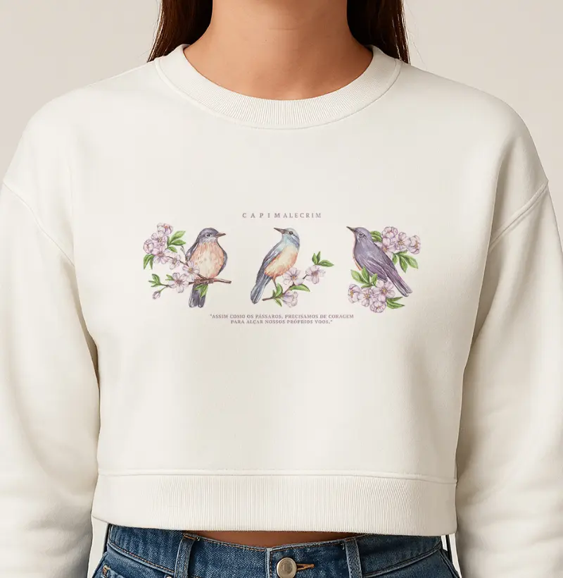 Moletom Cropped Voar