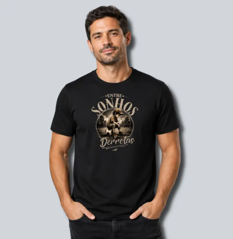 Entre Sonhos e Derrotas — Camiseta Futebol Raiz Premium