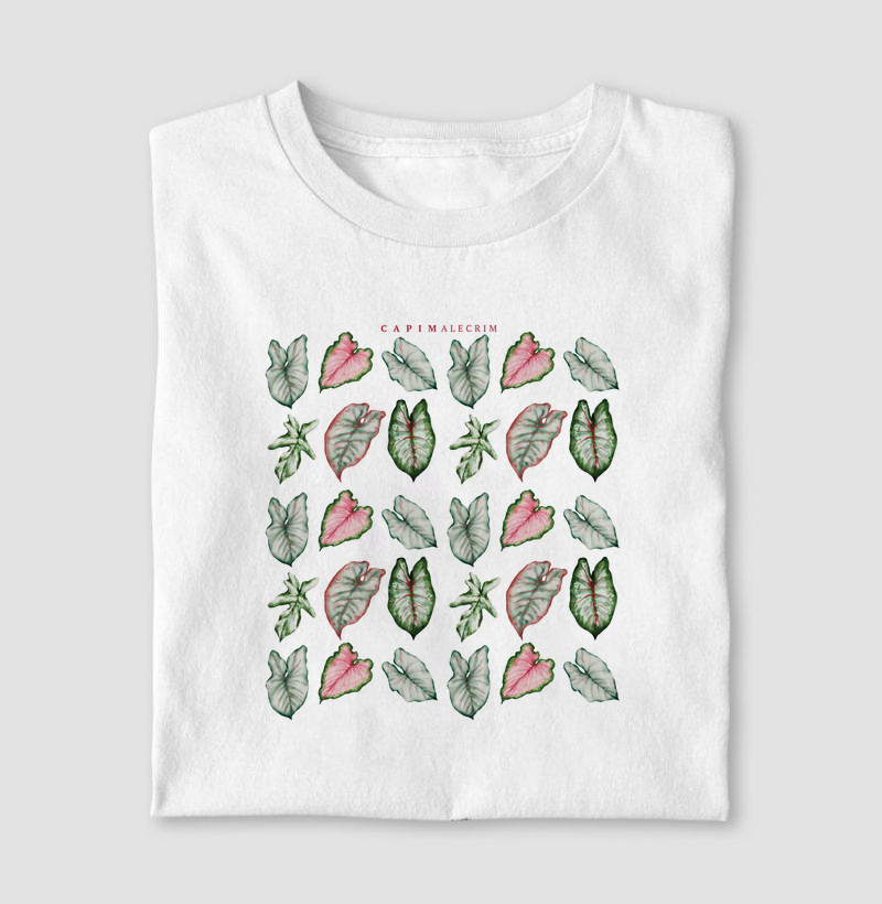 T-shirt Pattern Folhas