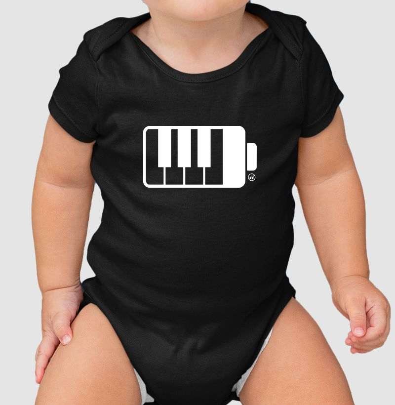 Bateria em Notas - Body Infantil