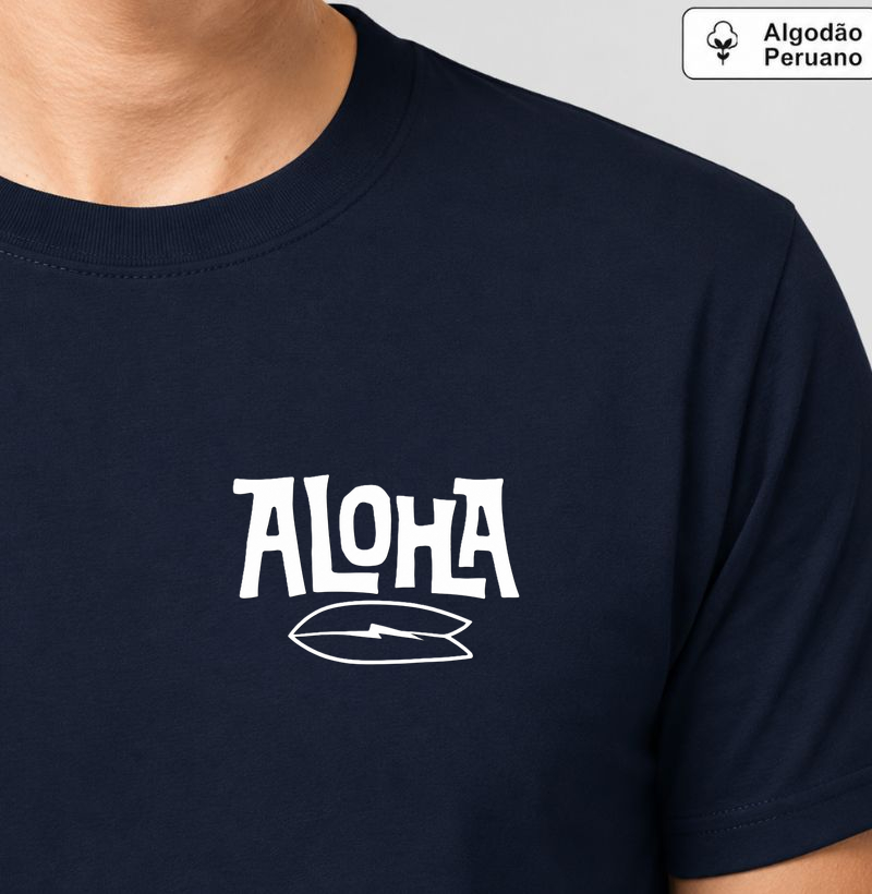 ALOHA - Camiseta Algodão Peruano