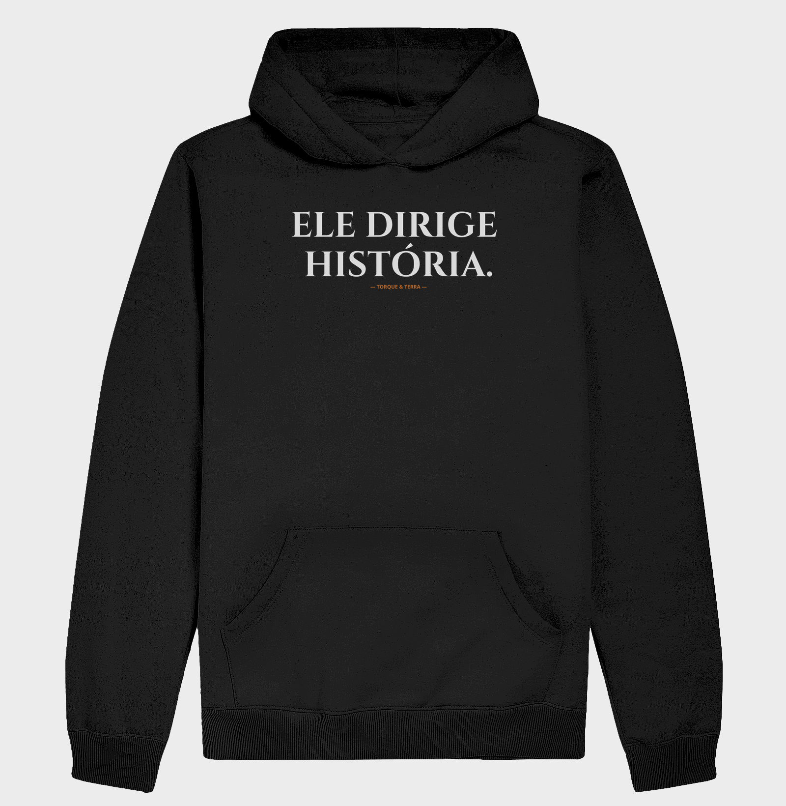 Ele dirige história.