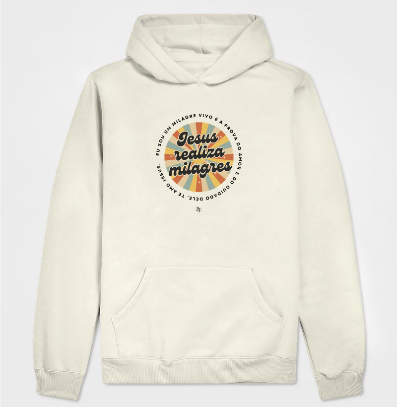 Jesus realiza milagres - Hoodie Moletom