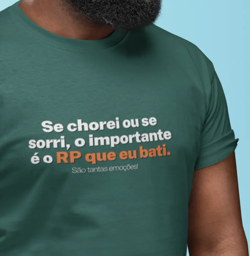 Se chorei ou se sorri, o importante é o RP que eu bati.