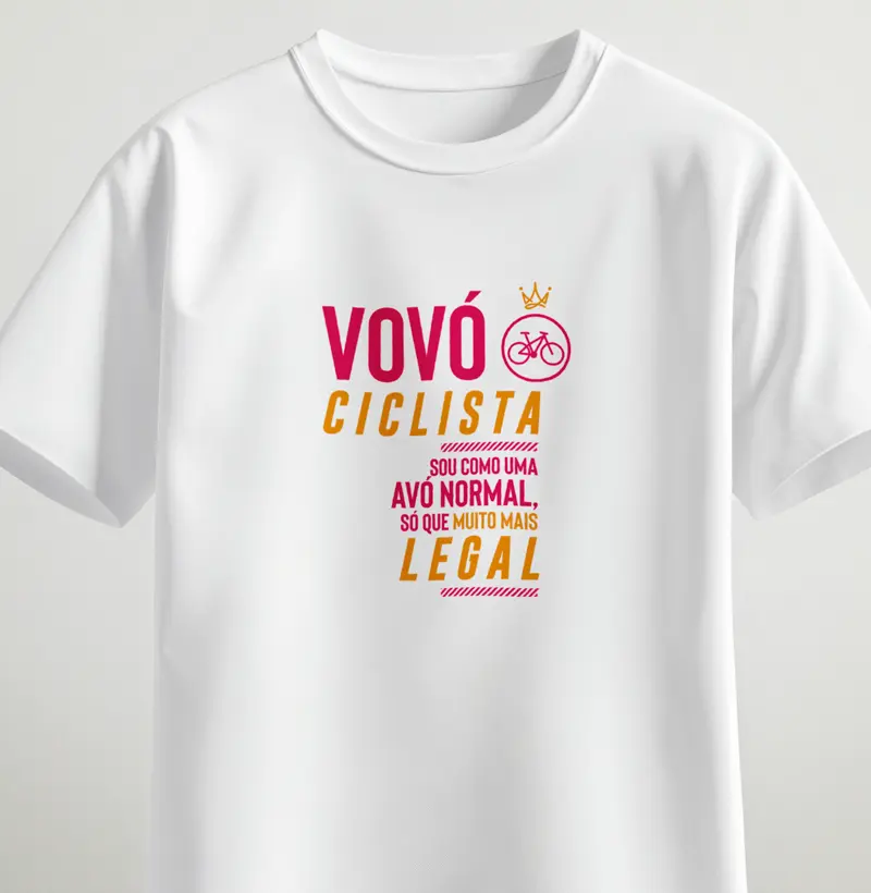 Vovó ciclista muito mais legal