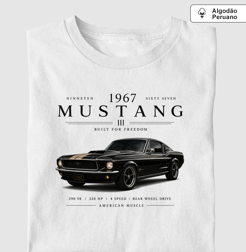 Camiseta 1967 - Camiseta Algodão Peruano
