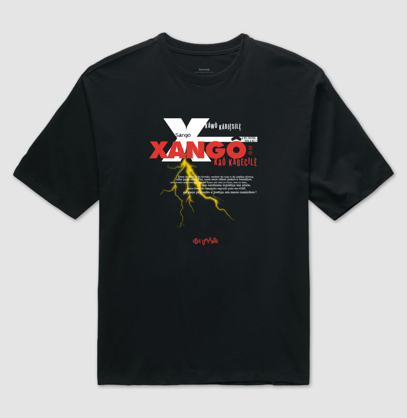 oversized XANGÔ oração unissex