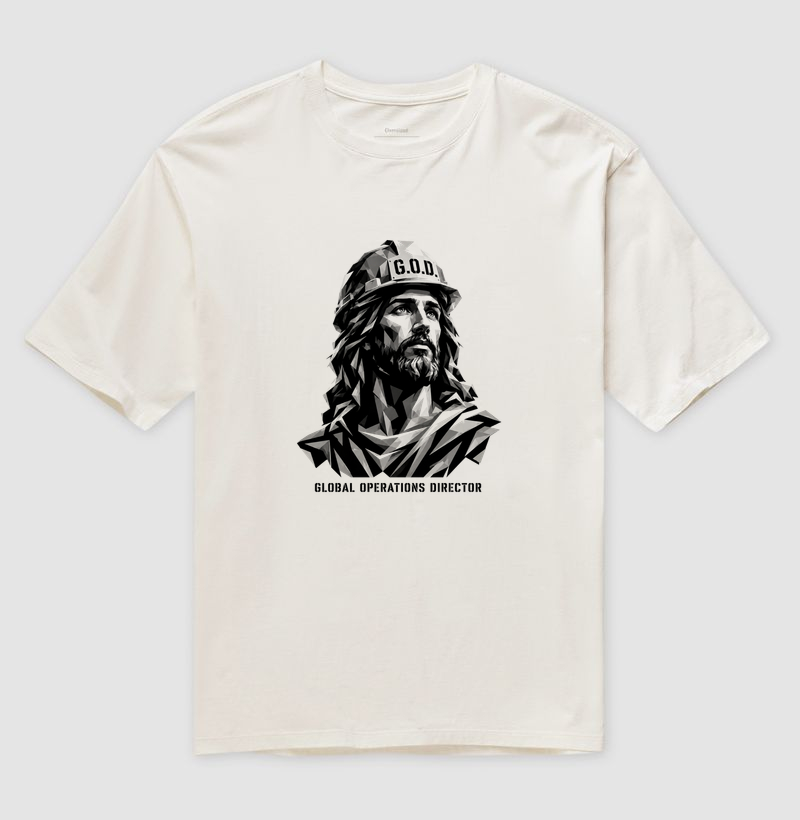 G.O.D. Global Operations Director - Camiseta Oversized