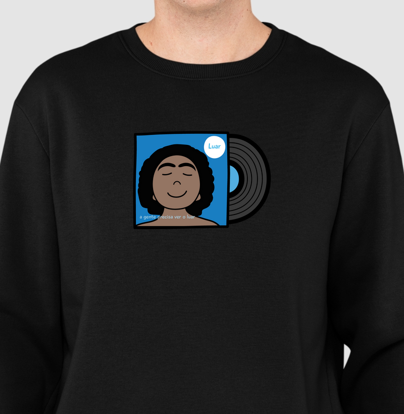 Suéter Moletom Inspiração Gilberto Gil - Luar