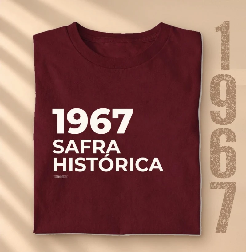 Camiseta Vinho - 1967 • Safra Histórica