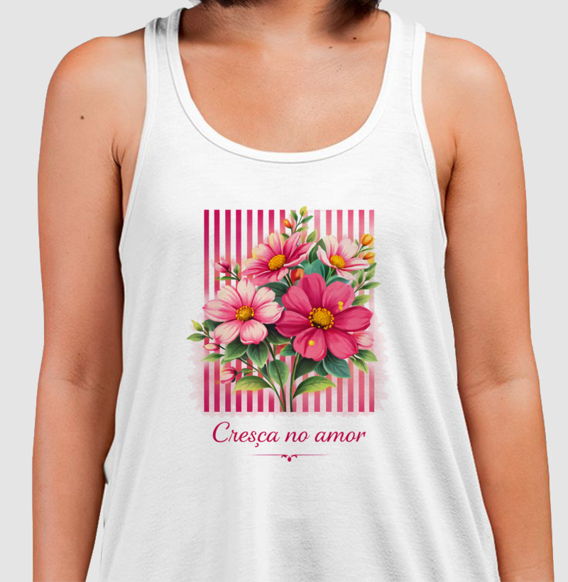 Camiseta Cresça no amor - Regata