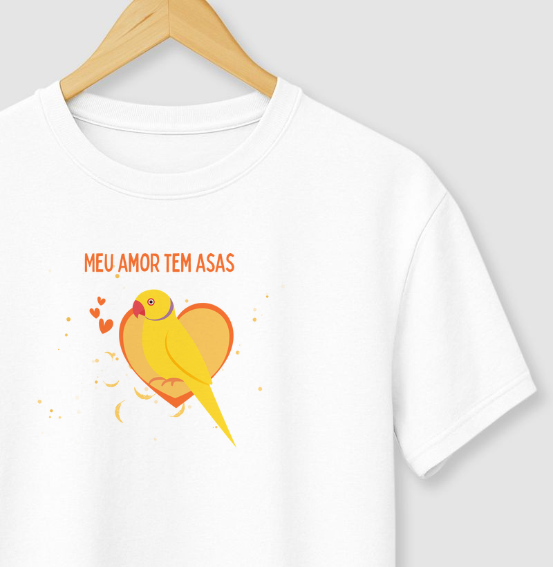 Camiseta Ringneck Amor de Asas