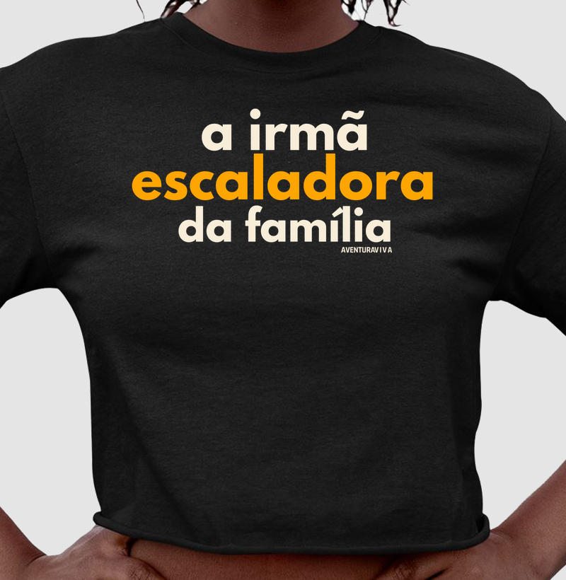irmã escaladora da família