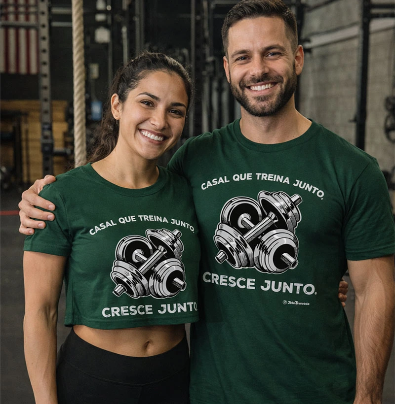 Camiseta Casal que treina Junto 
