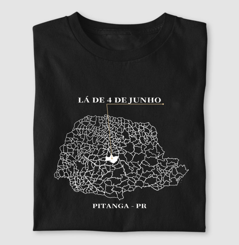 4 de Junho | Origem Localidade PR - Camiseta