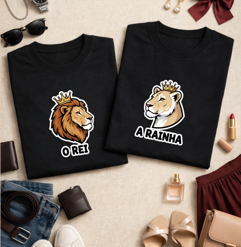 Camiseta Casal “A Rainha” – Leoa #201