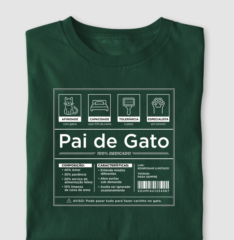 Rótulo Pai de Gato