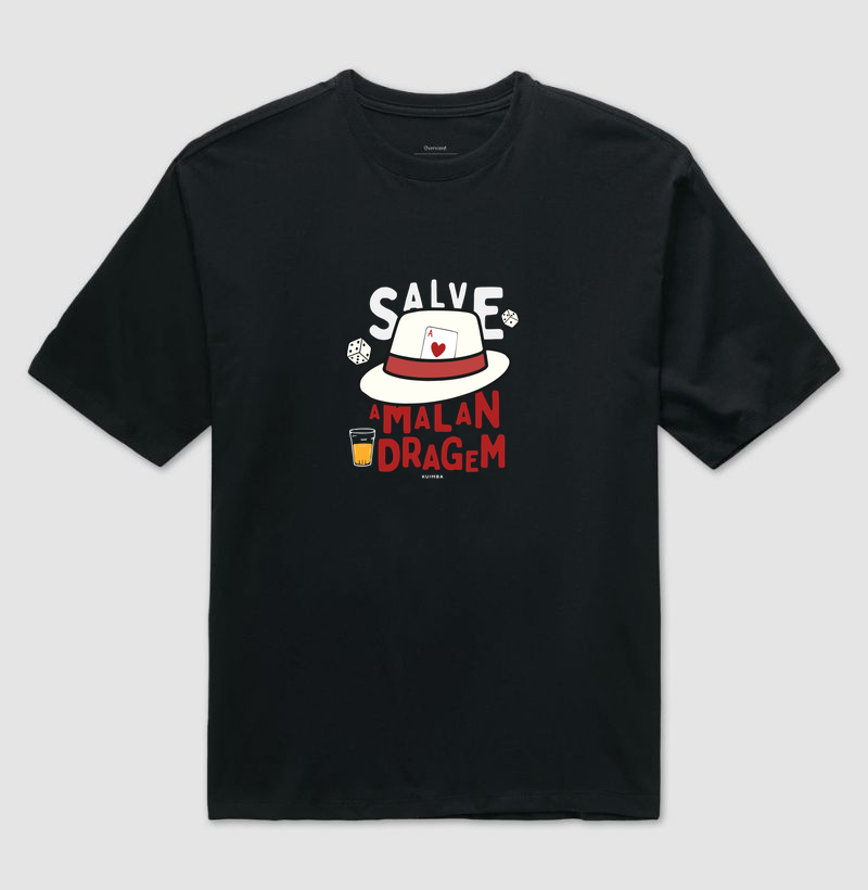 Salve a malandragem - Camiseta Oversized