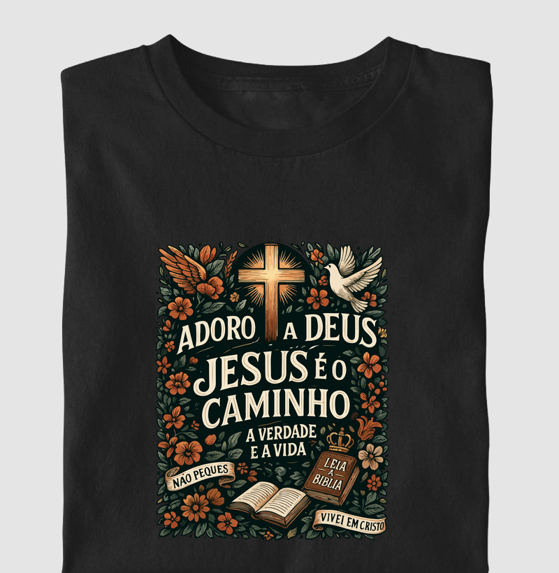 Camiseta adoro a Deus