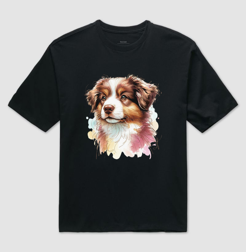 Australian Shepherd Red Merle Tricolor Puppy