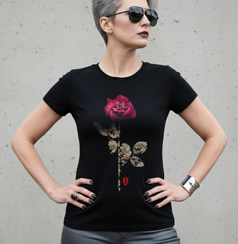 ROSA CAMUFLADA (Babylook)