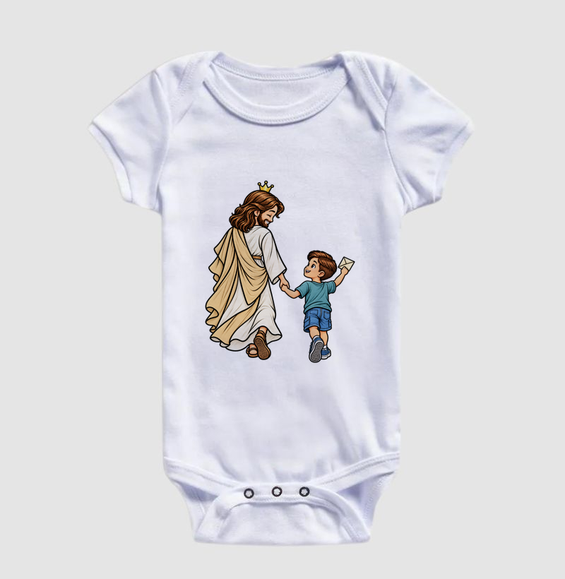 Camiseta Infantil Caminhando Juntos - Menino