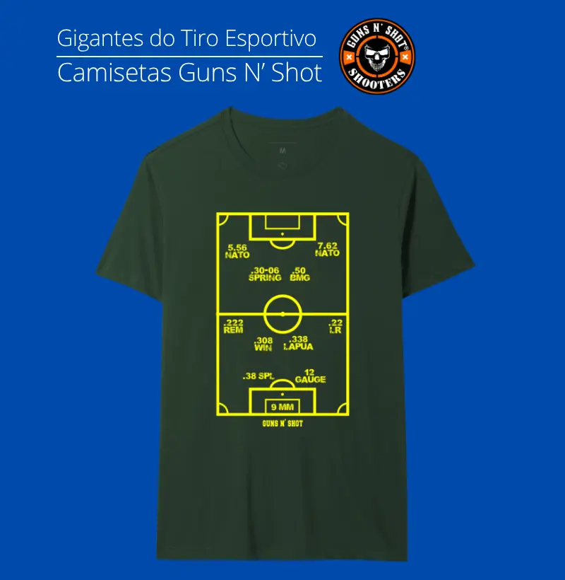 Escalação Calibres Tiro Esportivo