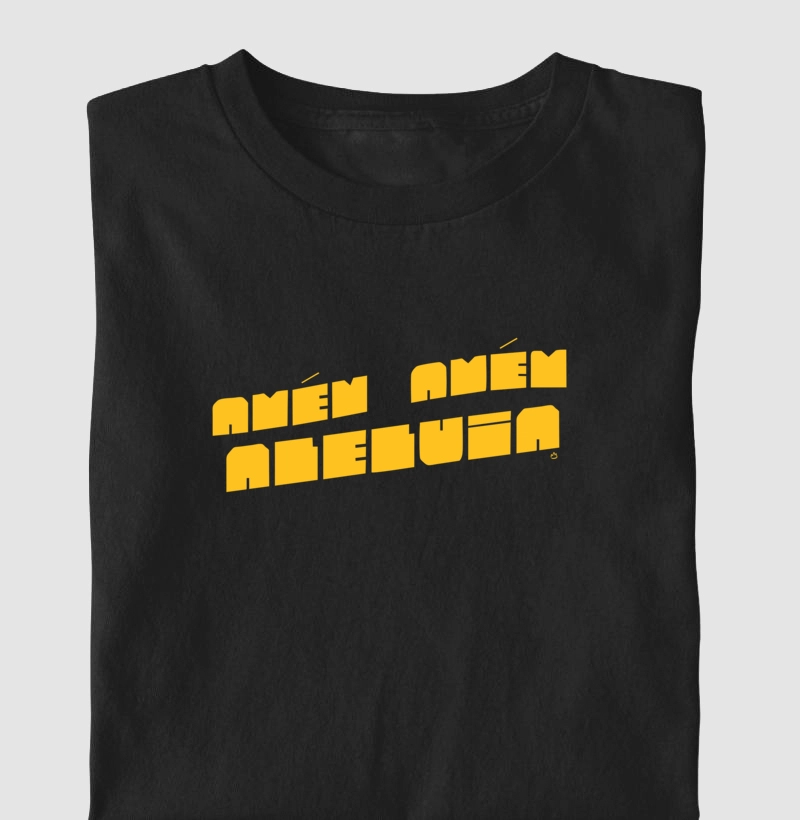 CAMISETA AMÉM AMÉM ALELUIA 