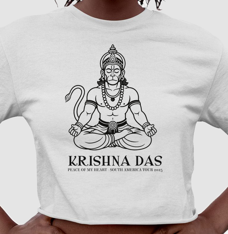 Hanuman - Cropped - Estampa Preta