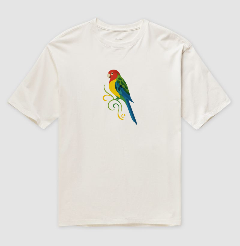 Camiseta Oversized Rosela - Movimento