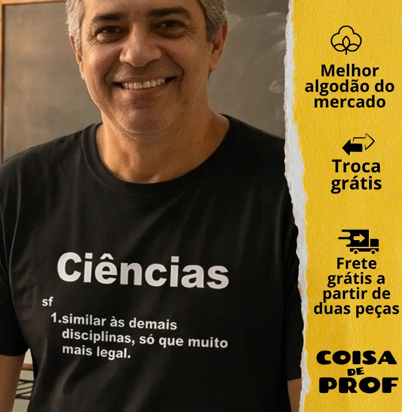 Camiseta Verbete Ciências