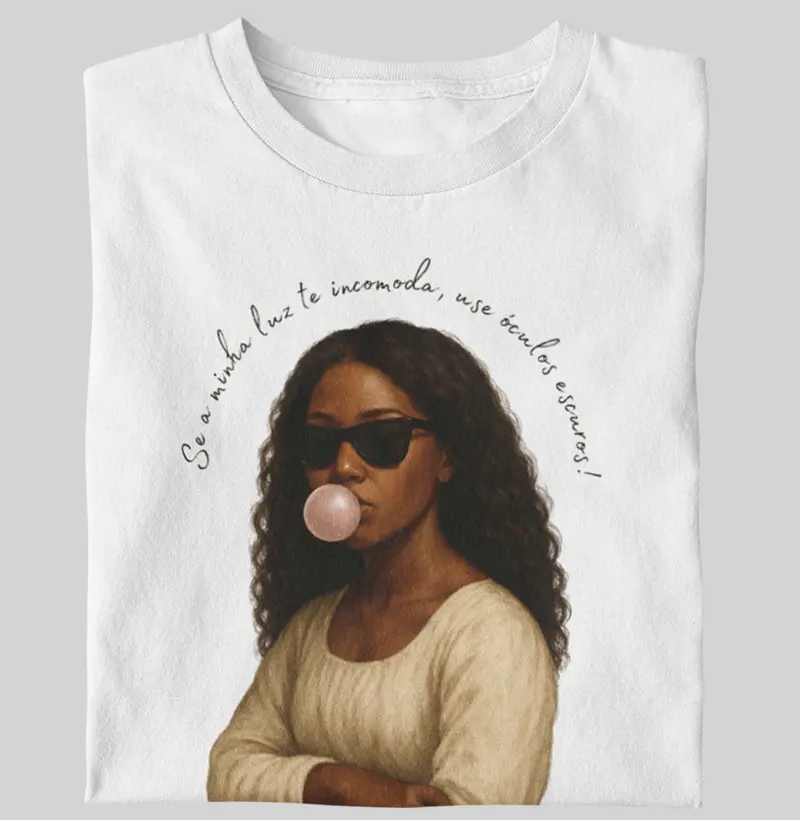 Se a minha luz te incomoda, use óculos escuros! (Morena ondulada)