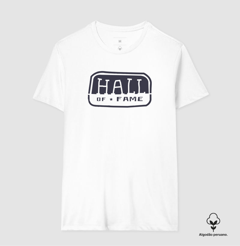 Camiseta HOF Verde Amarelo - Masculina Estampada 100% Algodão Peruano Hall of Fame – verde amarelo