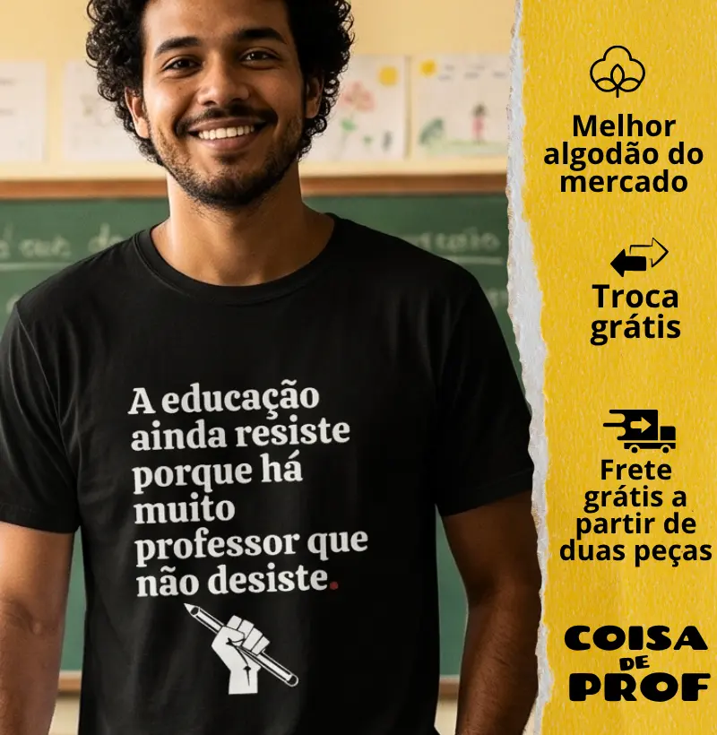 Camiseta Educação Resiste