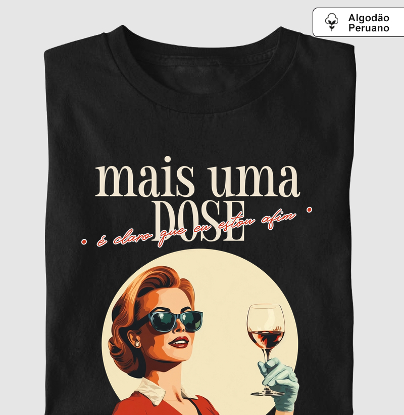 Camiseta Algodão Peruano - Barão Mais Uma Dose