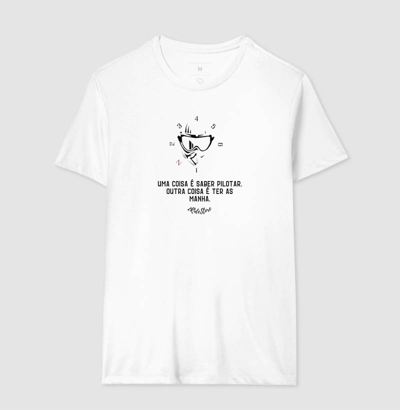 Camiseta motociclista Na manha