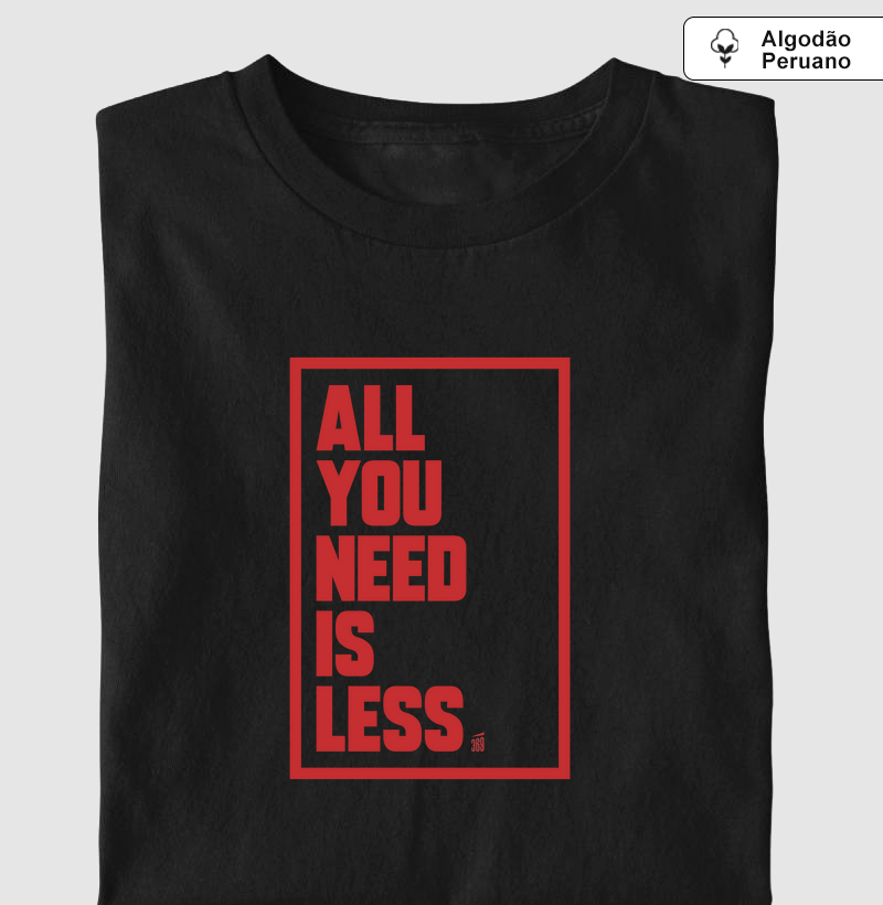 All you need is less