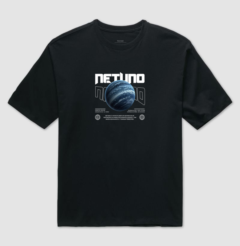 Netuno - Camiseta Oversized